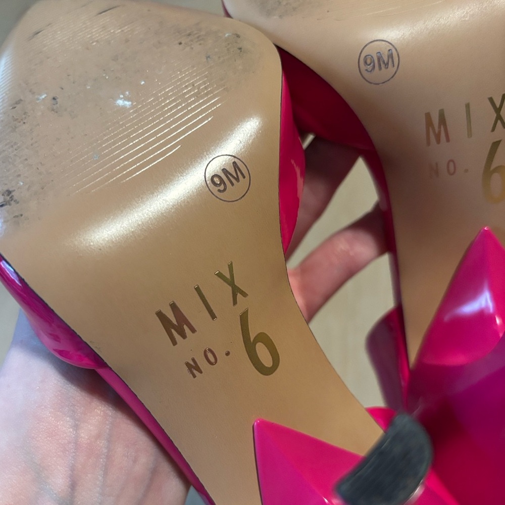Mix No. 6 Women's Pink Dawnira Heels size 9 - Picture 5 of 8